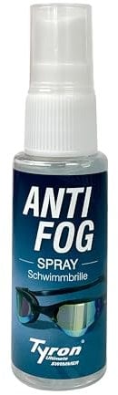Tyron Anti Fog Spray | Antibeschlagspray | Geeignet für Schwimm- und Taucherbrillen | Wirkt schnell und effektiv | 30 ml Inhalt