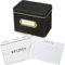 Jot & Mark Rezeptkarte, komplette Geschenkbox, dekorative Rezeptdose (schwarzes Aquarell)