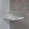 Dalsys Plato de ducha alicatable 200mm x 200mm plato de ducha plata esquinero para alicatar, accesorios de baño, acero inoxidable resistente a la corrosión