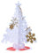 Winterurlaub Schneeflocke Baum Karte 3D Popup Weihnachten Grußkarten für Neujahr Handgemachte Urlaub Nachricht Karte Postkarte 3D Grußkarten Geburtstag