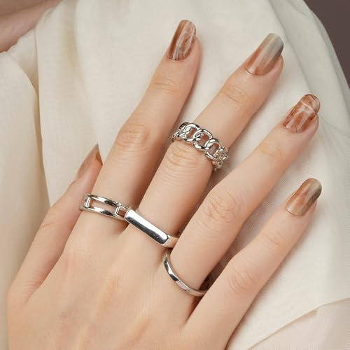 DANNI & TONI Halb ausgehärtete Gel Nagelfolien (Bittersweet) braunes Muster Verlauf Glänzend Nagelset uv Gel Nagelfolie Nageldesign Nagelfolie Selbstklebend Wraps 28 Aufkleber