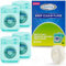 Zahnseide mit Wachs – 840D Nylon Zahnseide für enge Zahnzwischenräume, Extra Breite Reinigung, Mint Geschmack, 4er Pack (66 m x 4) – Glatter Einsatz, PFAS-frei