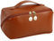 TOPALL Kosmetiktasche Reise Damen,Beauty Case PU Leder,Groß Make Up Tasche,Portable Schminktasche Kulturtasche Organizer mit Kapazität für Reisezubehör Travel Essentials Women(Smooth Brown)