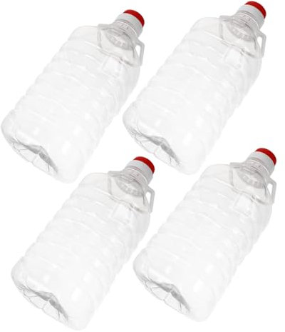 PRETYZOOM Paquete De 4 Jarras De Agua Grandes Para Acampar Contenedores Portátiles Para Almacenar De Cocina Botellas De Agua Para Exteriores A Prueba De Fugas Jarras De Plástico De 2 5 L Para Cocina Y