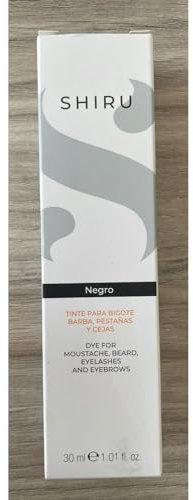 Tinte Barba, Bigote, Pestañas y Cejas 30 ml (Negro, 30 ml)