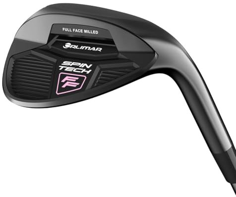 Orlimar Golf Spin Tech Full Face 56 Degree Black/Pink Sand Wedge, Women’s Right Handed, Graphite Shafted