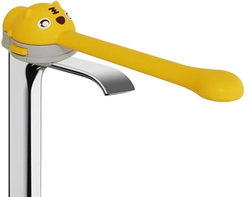 Generisch Kinder Wasserhahn Verlängerung - Waschbecken Armatur Griffverlängerung mit kindgerechtem Design | Einfache Montage Ersatzteil für Küche Bad Zuhause Gesicht waschen Kleinkinder