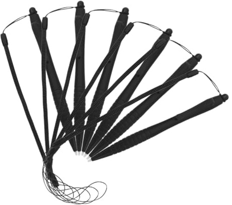 WATIIFUFU 6 Stück Resistiver Bildschirm Stylus Pen mit Elastischem Lanyard Antiverlust Stifthalter Tablet Eingabestift Leicht Tragbar für Büro Zuhause Gaming und Industriegeräte