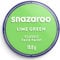 Snazaroo - Pittura Per Viso e Corpo, Trucchi da Viso per Travestimenti, per Bambini e Adulti, 18ML, Colore Verde Lime