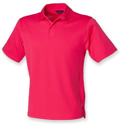 Henbury Coolplus ® Polo clair rose XL