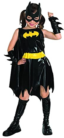 Rubie's Official Batgirl Licensed Fancy Dress Costume, Kids', 8-10 Years