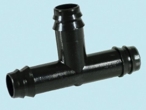 50 RACCORDI A 'T' PER TUBI ALA GOCCIOLANTE ART. 834 MM. 16