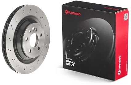 Brembo 09.B842.21 UV Coated vented drilled Rear Brake Rotor MERCEDES-BENZ OE# A2204230912