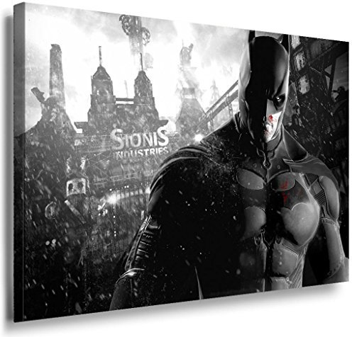 LaraArt Bilder Batman Muskeln Anzug Leinwandbild / LaraArt Bilder / Mehrfarbig + Kunstdruck f15 Wandbild 70 x 50 cm