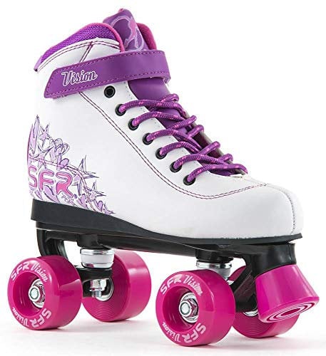 SFR Vision II Quad Skates, Weiß / Rosa - 39.5