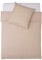 Lumaland Premium Bettwäsche | Bettbezug 155 x 220 cm & Kissenbezug 80 x 80 cm | Everyday Ganzjahres Bettbezug mit YKK Reißverschluss [Beige]