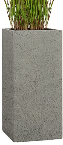Pflanzwerk® Pflanzkübel Tower XXL Lava Grau 100x50x50cm *Frostbeständiger Blumenkübel* *UV-Schutz* *Qualitätsware*