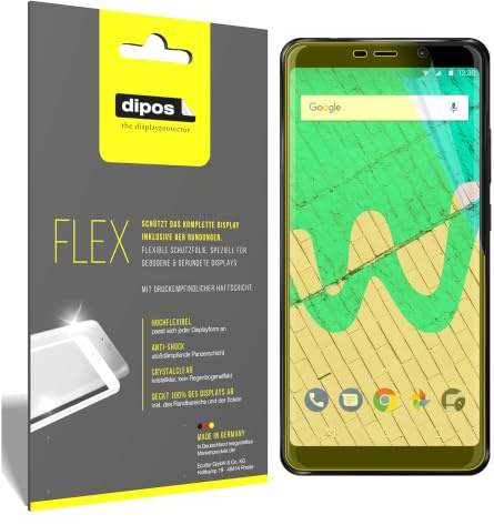 dipos FLEX 3x Displayschutzfolie klar für Wiko View Max