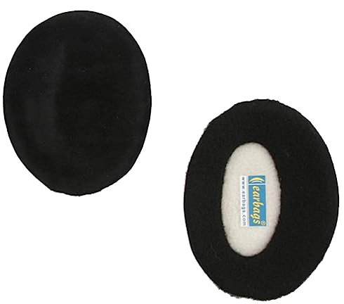 Earbags Ohrenwärmer Fashion, Wildleder Schwarz, L
