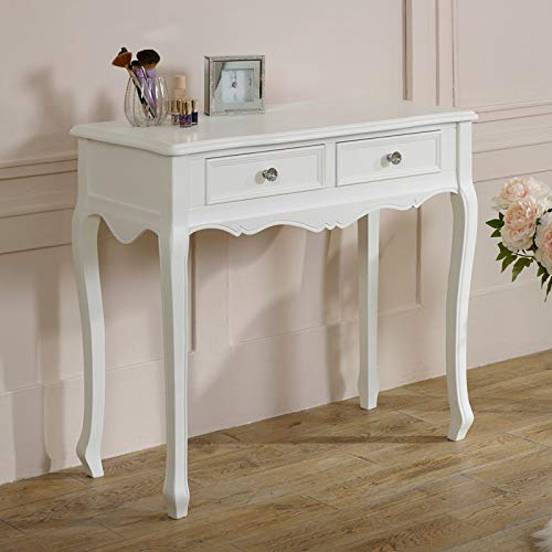 Melody Maison White Console/Dressing Table - Victoria Range