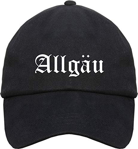 sostex Allgäu Cappy - Altdeutsch Bedruckt - Schirmmütze Cap Einheitsgröße Schwarz
