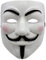 LoveLegis Maske - weiße Farbe - Karneval - Halloween - Frau - Mann - V für Rache - Kerl fawkes - Film - berühmt - anonym - Geschenkidee für Weihnachten und Geburtstag