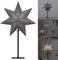 Weihnachtsstern beleuchtet stehend | Fensterstern mit Beleuchtung | Weihnachtsdeko Fenster Beleuchtet | Standleuchte Stern Weihnachten | Weihnachtsdeko Innen | Papierstern beleuchtet | Weihnachtslampe
