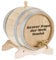 Personalisiertes Holzfass inkl. Messing-Zapfhahn - Geburtstagsgeschenk für Papa, Mann & Freund - kleines Eichenfass für Rum, Whisky oder Wein - Geschenk für Männer (1 Liter)