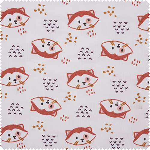 Jersey-Stoff Kleiner Fuchs, 150 cm breit, Meterware