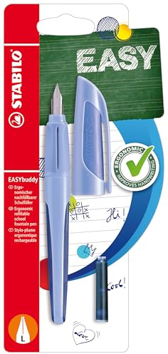 STABILO - Schulfüller mit Linkshänder-Feder L - EASYbuddy Pastel
