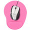 Tappetino per Mouse con poggiapolsi in Gel, Comodo, Computer ergonomico, Rosa