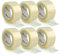 Waytex 930709 Ruban Adhésif d'Emballage Transparent, Silencieux, en Polypropylène épaisseur 28 microns, Largeur 50mm, Longueur 66m, Pack de 6 rouleaux