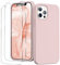 GOODVISH 3 in 1 für iPhone 12 Hülle & iPhone 12 Pro Hülle mit 2 Stück Schutzfolie, Hochwertiges Silikon Rundumschutz Handyhülle, mit Weichem Mikrofaser-Innenfutter Stoßfestes Schutzhülle, Sandpulver