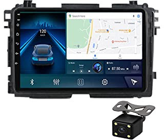 Autoradio 2 Din Touchscreen, Bluetooth MP5-Player Unterstützung 4G/WiFi/Carplay/DSP/FM-Radio/SWC/GPS Navigation, Für Honda XRV Vezel HRV 2013-2018 Mit Rückfahrkamera,M700s 8g+128g