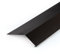 DQ-PP Rinneneinhang | 1 m | Dunkelbraun | RAL 8019 | 120 mm x 70 mm | Aluminium Traufblech | Obere Rinnenleiste | Für Dachrinnen, Regenrinnen | für jede Art von Dach | Graubraun