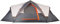 Mobihome Zelt für 6 Personen, Familienzelte, Camping, schnelle Einrichtung, sofort ausgezogen, Pop-Up-Kuppelzelte, mit wasserabweisenden Regenfliegen und Netzdächern, Tür und Fenstern, 34x28 cm, Grau