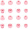 CYADCI Ear Tips Replacement Earbud Tips Compatible with Beatsx,Urbeats,Power Beats Pro in-Ear Headphones, 8 Pairs Replacement Eartips Silicone Earbuds Buds Set,Pink