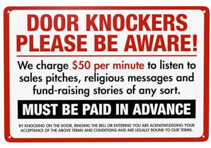 Door Knockers Please Be Aware! Entryway Decor Tin Sign Nostalgic Metal Sign Home Decor for Culb Bar Cafe 8x 12