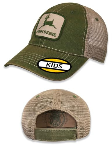 John Deere 53080608Iv Casquette de baseball pour jeunes Ivoire, ivoire, Taille unique