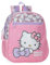 Hello Kitty My Favourite Bow Rucksack für Kinder, Schulrucksack, Rosa, breite und verstellbare Schultergurte, aus Polyester, Joumma-Taschen., Rosa, 23 cm x 28 cm x 10 cm, Rucksack für Kinder im