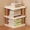 GOTYKE Desktop-Bücherregal Bücherregale Holz Regal ständer Aufbewahrungsorganisator Display Regal Rack Schreibtischregal für Home Office Schule(3)