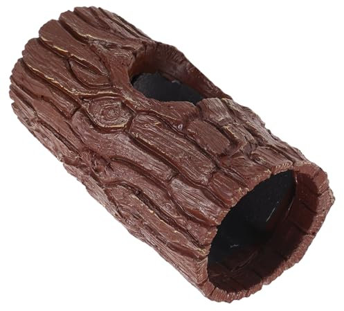 BESPORTBLE Reptilienversteckhaus Hamster Tunnel Spielzeug meerschweinchen versteck Versteckter Tunnel Hamster Spielzeug hamsterspielzeug nagerhaus Tunnelspielzeug für Spiel Rattentunnel Harz