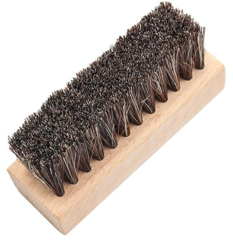 1 Stück schuhbürste,schuhputzbürste,Schuhbürste aus Rosshaar,natürlichen Rosshaarbürsten,Glanzbürste,putzen Schmutzbürste,Lederbürste putzen,für Taschenpflege Schuhpfleg