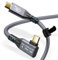 YIWENTEC Cavo USB C a USB C 3.2 maschio maschio Gen2 X2 Type C Charging Cable, 20 Gbps Data Transfer, 240 W 48 V/5 A Fast Charging Cable, 4K @ 60Hz Video Transfer (angolo, 5M)