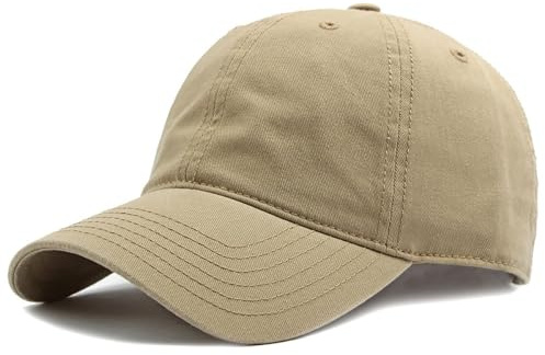BABAHU Baseballkappe für Herren und Damen, einfarbig, blanko, verstellbar, Klassische Baseballkappe, 100% Baumwolle, Golfmütze