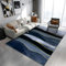 RUGMRZ Teppich Für Den Balkon 160X230Cm Wohnzimmerteppich Kurzflor 37 Sauger Dekoartikel Wohnzimmer Geometrisches Minimalistisches Kristall Samt Sofa In Blau Bezogen