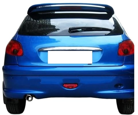Spoiler Für Peugeot 206 Spoiler Auto Heckflügel Primer Heckspoiler Spoiler Wing(Unpainted)