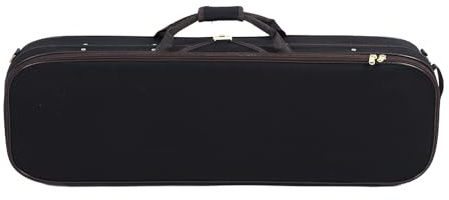 Generic Violin Storage Box, Integrated Hygrometer 4/4 Rectangular Violin Box för Skydd Av Musikinstrument