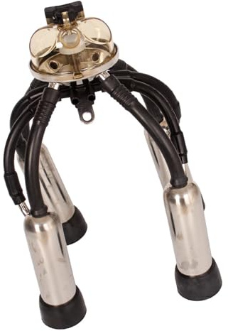 Effective Cow Breast Pump Cluster 240CC/300CC Capacity Easy Clean Milk Cup Collector Vacuum Farm Pumping Tool