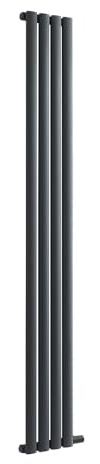 MILANO 1730W Anthracite Single Panel Dry Heat Electric Radiator 1784x236mm